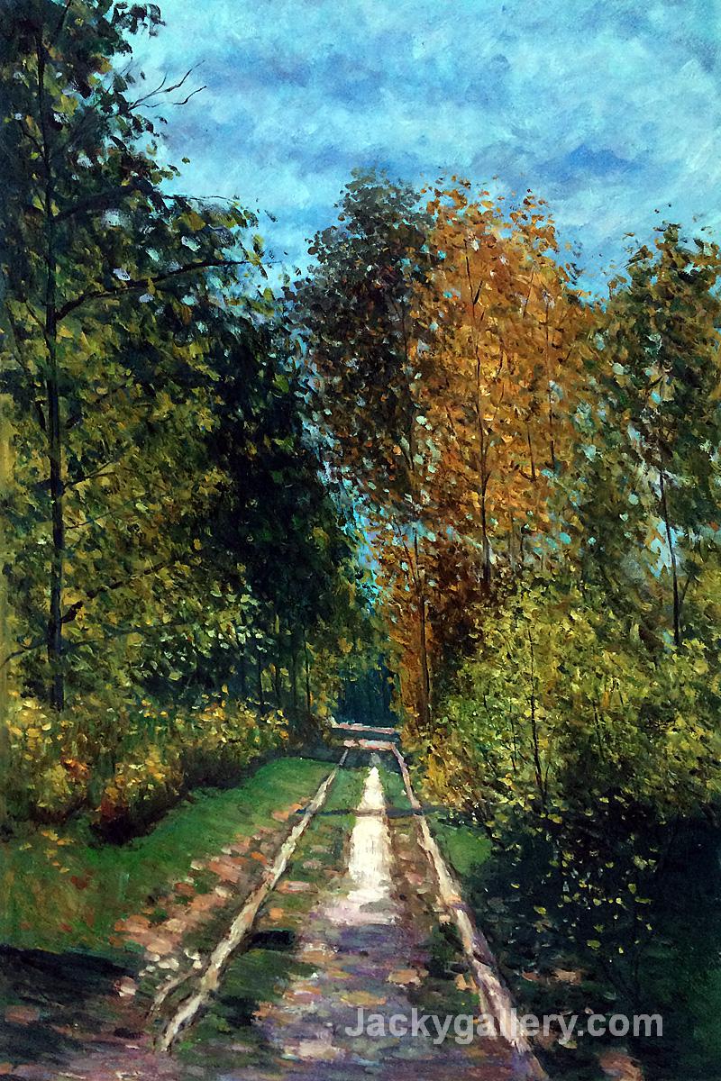 Wooded Path by Claude Monet paintings reproduction